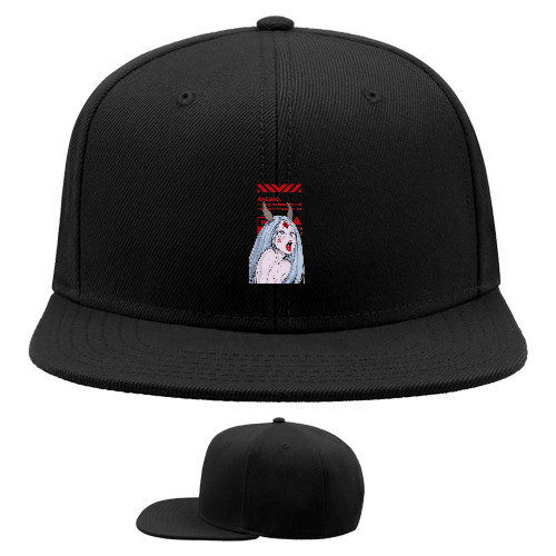 Snapback Baseball Cap - AHEGAO WARNING - Mfest