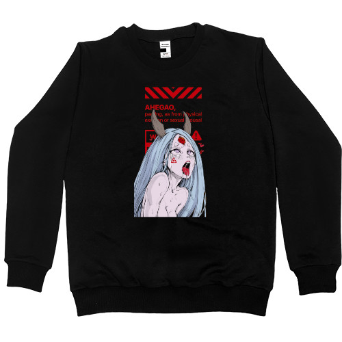 Women's Premium Sweatshirt - AHEGAO WARNING - Mfest