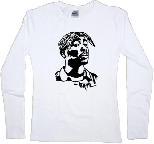 Women's Longsleeve Shirt - Tupac - Mfest