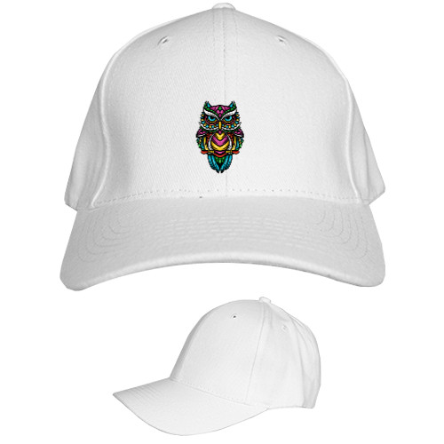 Kids' Baseball Cap 6-panel - Сова Арт - Mfest