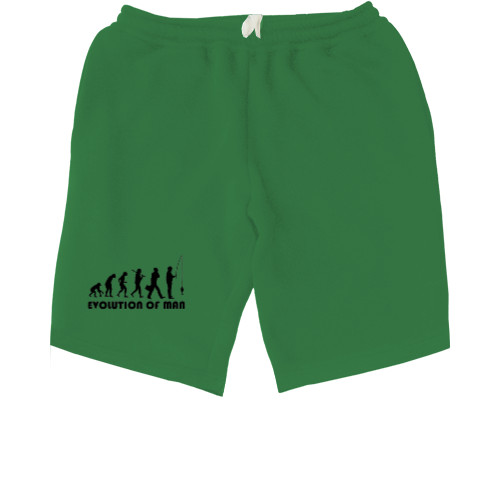 Men's Shorts - Эволюция рыбака - Mfest