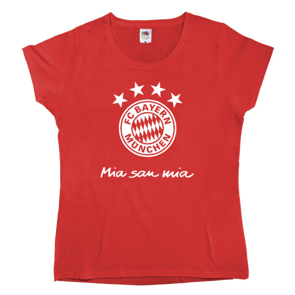 Women's T-shirt Fruit of the loom - FC Bavaria Munchen - Mfest