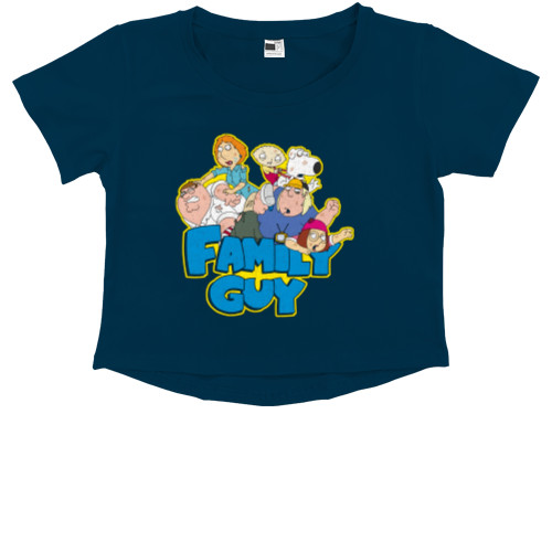 Women's Cropped Premium T-Shirt - Family guy - Mfest