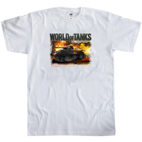 Kids' T-Shirt Fruit of the loom - World of Tanks Art - Mfest