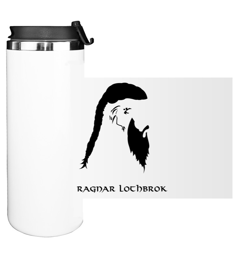 Water Bottle on Tumbler - Vikings Ragnar - Mfest