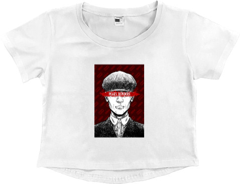 Women's Cropped Premium T-Shirt - Thomas Shelby - Mfest