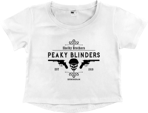 Women's Cropped Premium T-Shirt - Peaky Blinders - Mfest