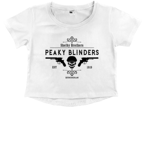 Kids' Premium Cropped T-Shirt - Peaky Blinders - Mfest