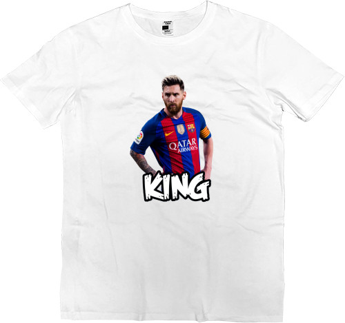 Men’s Premium T-Shirt - Messi King - Mfest