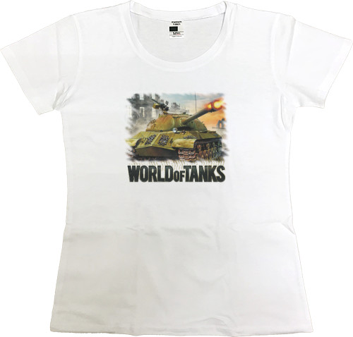 World of Tanks - Women's Premium T-Shirt - World of Tanks Art - Mfest