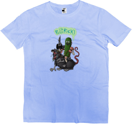 Футболка Премиум Мужская - I'm Pickle Rick - Mfest