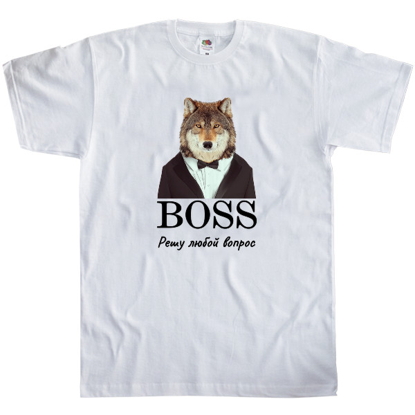 Kids' T-Shirt Fruit of the loom - Boss решу любой вопрос - Mfest