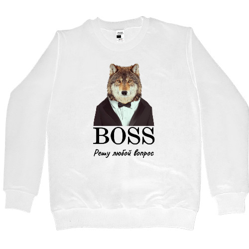 Kids' Premium Sweatshirt - Boss решу любой вопрос - Mfest