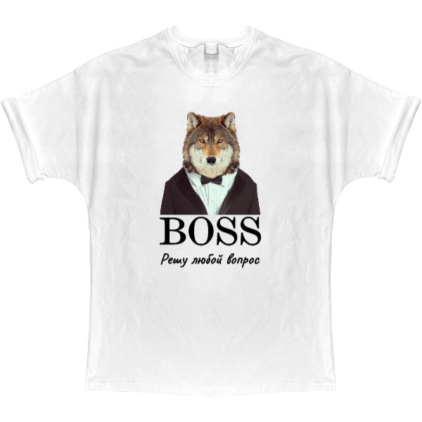 T-shirt Oversize - Boss решу любой вопрос - Mfest