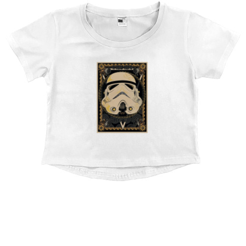 Kids' Premium Cropped T-Shirt - Star Wars4 - Mfest