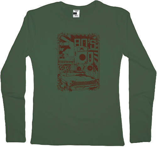 Women's Longsleeve Shirt - Old School Car - Mfest