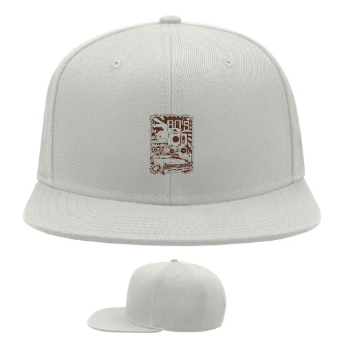 Snapback Baseball Cap - Old School Car - Mfest