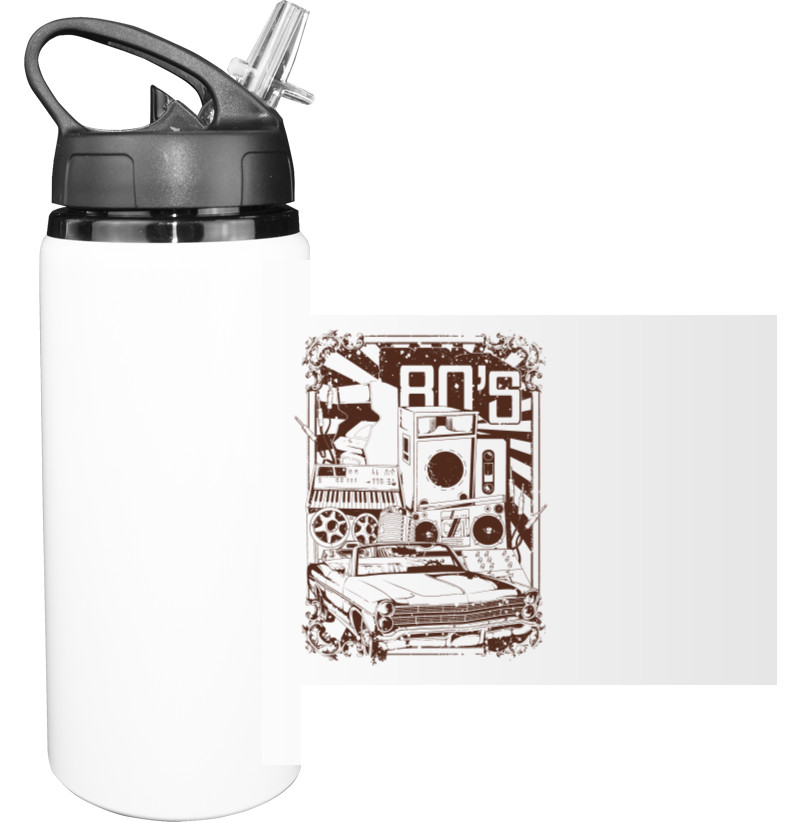 Sport Water Bottle - Old School Car - Mfest