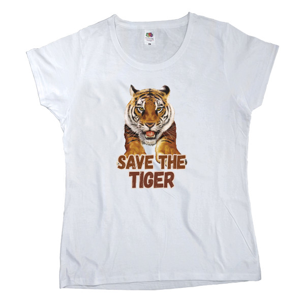 Women's T-shirt Fruit of the loom - Tiger - Mfest