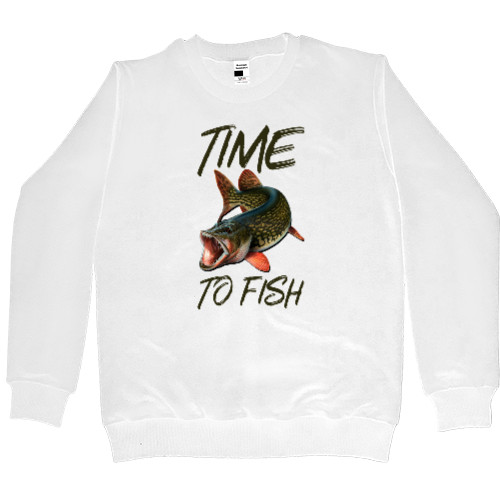 Men’s Premium Sweatshirt - Time to fish - Mfest