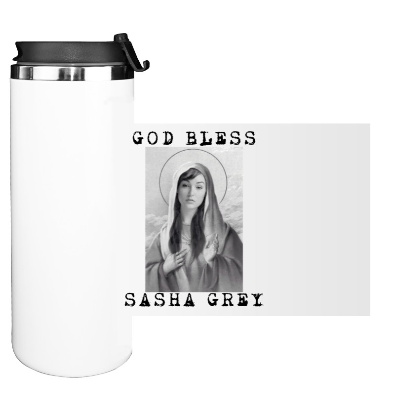 Water Bottle on Tumbler - Sasha Grey - Mfest