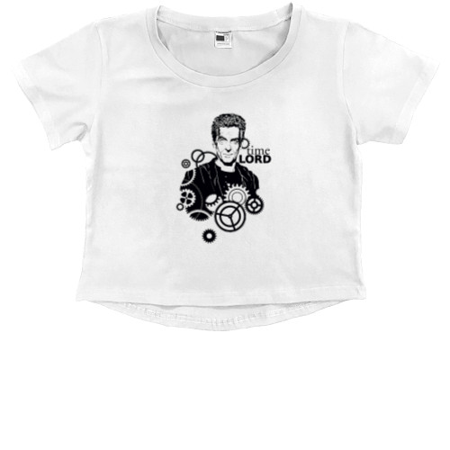 Kids' Premium Cropped T-Shirt - Time Lord - Mfest