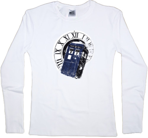 Women's Longsleeve Shirt - Doctor Who Police Box - Mfest