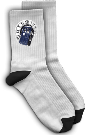 Socks - Doctor Who Police Box - Mfest