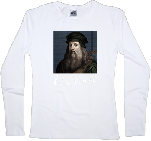 Women's Longsleeve Shirt - Leonardo da Vinci3 - Mfest