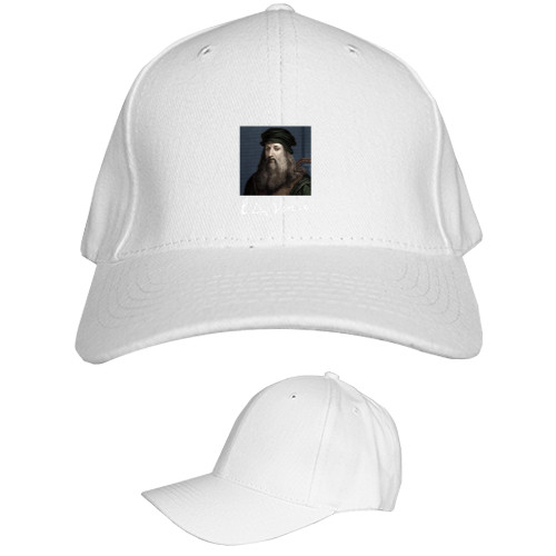 Kids' Baseball Cap 6-panel - Leonardo da Vinci3 - Mfest