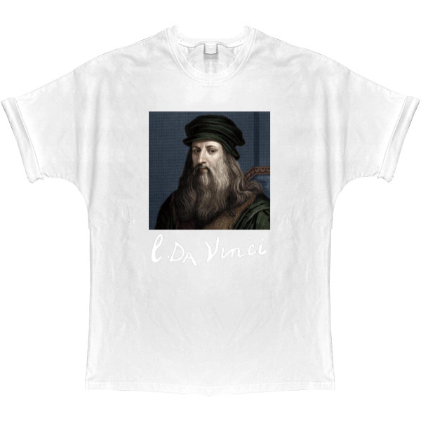 T-shirt Oversize - Leonardo da Vinci3 - Mfest