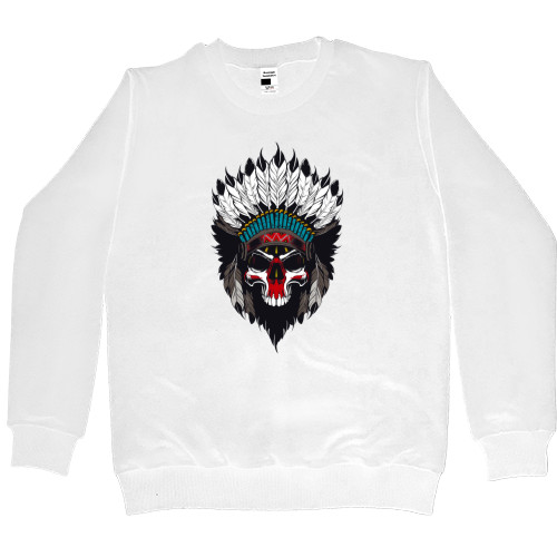 Kids' Premium Sweatshirt - Skull Indians - Mfest