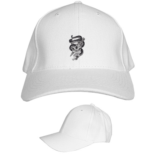 Kids' Baseball Cap 6-panel - Skull Snake - Mfest