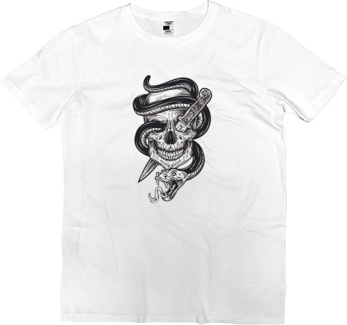 Kids' Premium T-Shirt - Skull Snake - Mfest