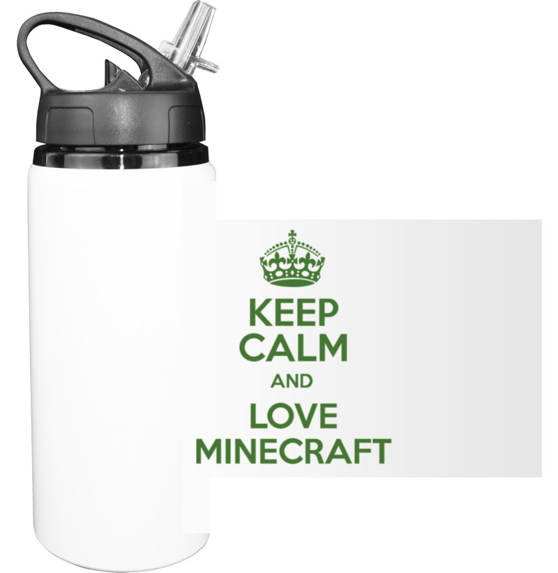 Sport Water Bottle - Love Minecraft - Mfest