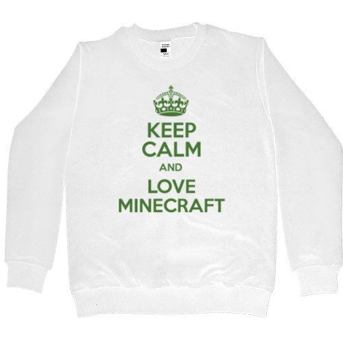 Men’s Premium Sweatshirt - Love Minecraft - Mfest