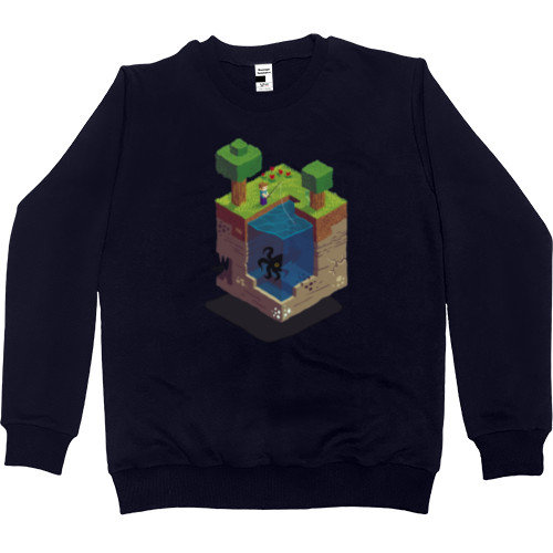 Men’s Premium Sweatshirt - Minecraft Art - Mfest