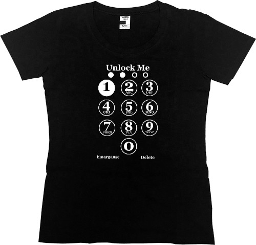 Women's Premium T-Shirt - Unlock Me - Mfest