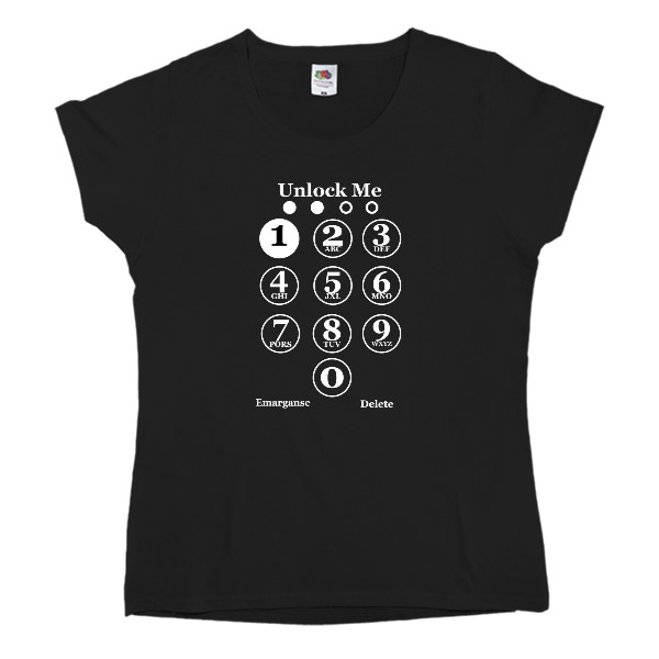 Women's T-shirt Fruit of the loom - Unlock Me - Mfest