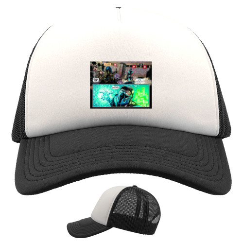 Kids' Trucker Cap - Mortal Kombat Finish Him - Mfest