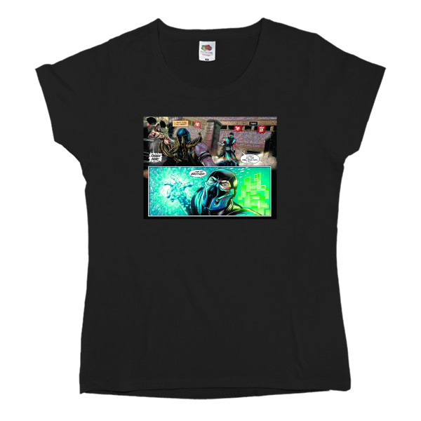 Women's T-shirt Fruit of the loom - Mortal Kombat Finish Him - Mfest