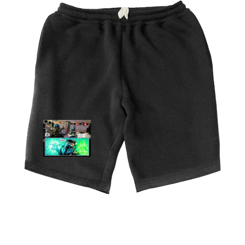 Men's Shorts - Mortal Kombat Finish Him - Mfest