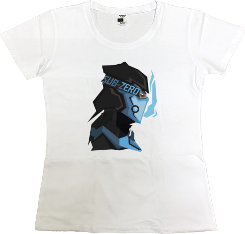 Women's Premium T-Shirt - Mortal Kombat Sub-Zero - Mfest