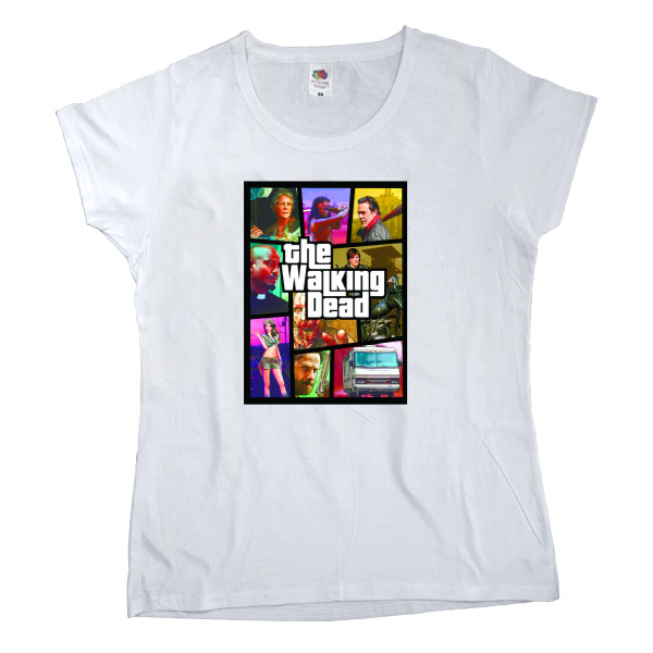 Women's T-shirt Fruit of the loom - The Walking Dead GTA - Mfest