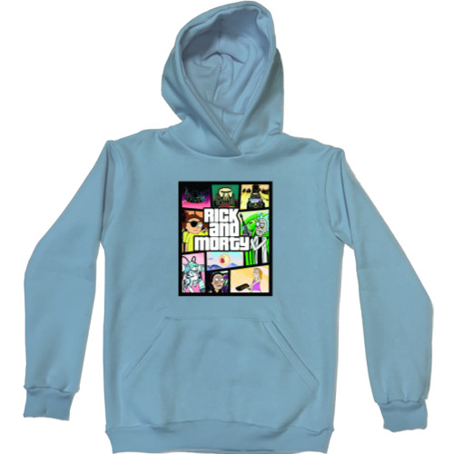 Unisex Hoodie - Rick and Morty GTA - Mfest