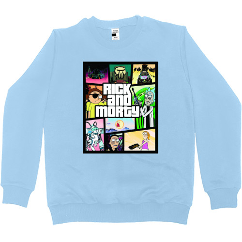 Women's Premium Sweatshirt - Rick and Morty GTA - Mfest