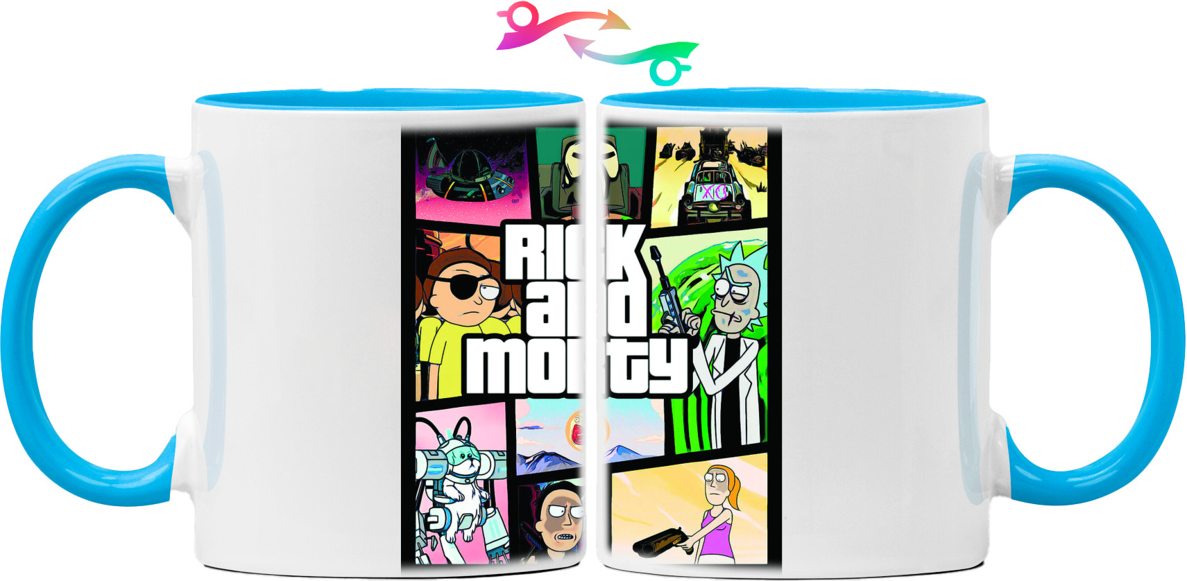 Mug - Rick and Morty GTA - Mfest