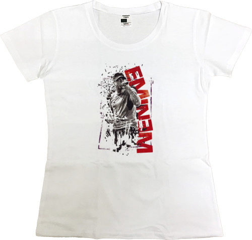 Women's Premium T-Shirt - Eminem Poster - Mfest