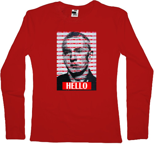 Women's Longsleeve Shirt - Eminem Hello - Mfest