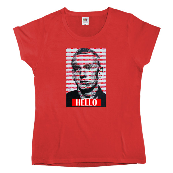 Women's T-shirt Fruit of the loom - Eminem Hello - Mfest